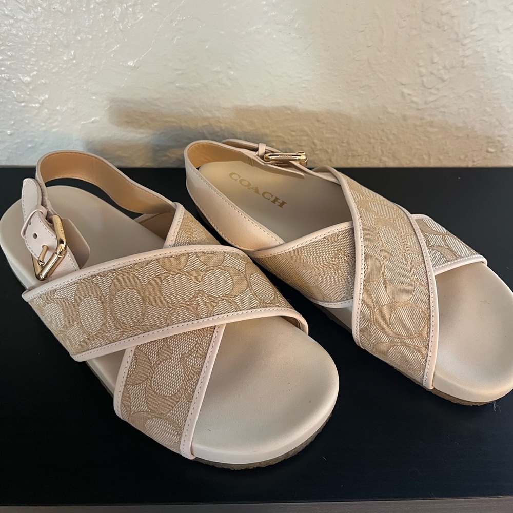 Coach Women’s Adora Signature Sandals - Picture 5 of 11